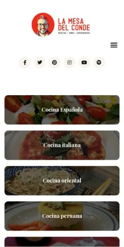 Anteprima del sito La Mesa Del Conde, media di Spagna per articoli sponsorizzati