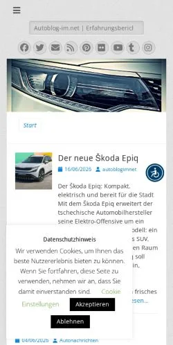 Podgląd witryny Auto-Blog Aus Erfahrung, medium z kraju Niemcy do artykułów sponsorowanych