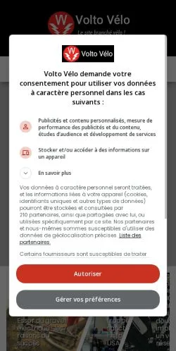 Anteprima del sito Volto Velo, media di Francia per articoli sponsorizzati
