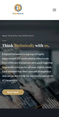 Podgląd witryny Edigital Networks, medium z kraju Stany Zjednoczone do artykułów sponsorowanych