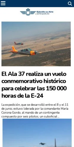 Pré-visualização do site NewsMadrid, meio de Espanha para artigos patrocinados