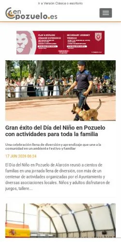 Anteprima del sito En Pozuelo, media di Spagna per articoli sponsorizzati