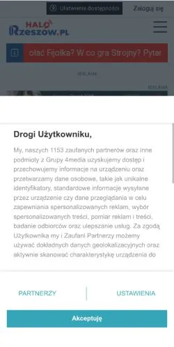 Podgląd witryny Halo Rzeszów, medium z kraju Polska do artykułów sponsorowanych