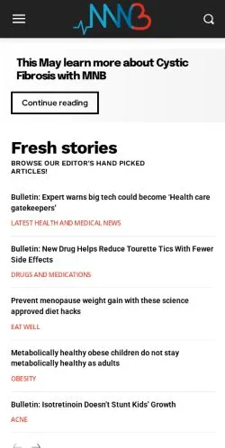 Anteprima del sito MedicalNewsBulletin, media di Stati Uniti per articoli sponsorizzati