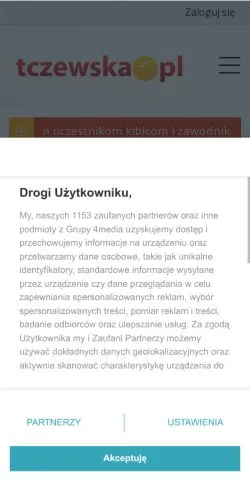 Podgląd witryny Tczewska, medium z kraju Polska do artykułów sponsorowanych