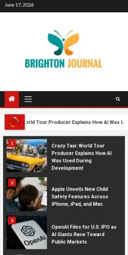 Forhåndsvisning af Brighton Journal, medie fra USA til sponsorerede artikler