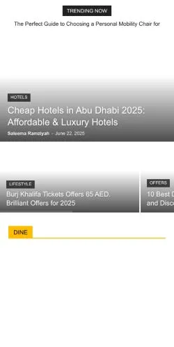 Forhåndsvisning af Burj Diary, medie fra USA til sponsorerede artikler