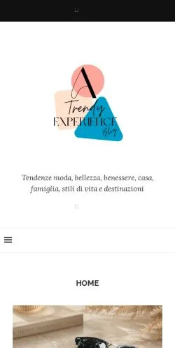 Aperçu du site Home ⋆ A Trendy Experience, média de Italie pour articles sponsorisés