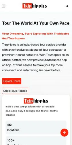 Vorschau der Website TripHippies, Medium aus Vereinigte Staaten für gesponserte Artikel
