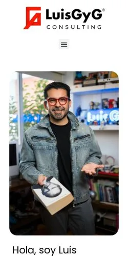 Pré-visualização do site LuisGyG, meio de Espanha para artigos patrocinados