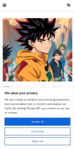 Voorbeeld van de site Ucomics, medium uit Verenigde Staten voor gesponsorde artikelen