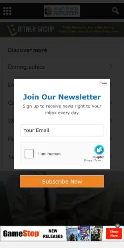 Podgląd witryny South Florida Reporter, medium z kraju Stany Zjednoczone do artykułów sponsorowanych