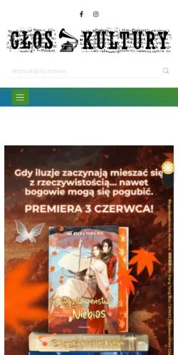 Anteprima del sito Głos Kultury, media di Polonia per articoli sponsorizzati