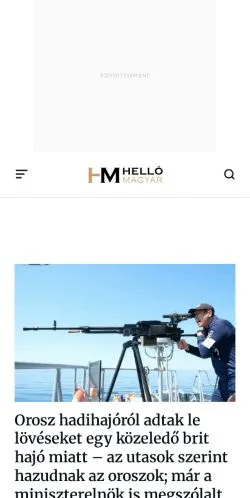 Sponsorlu makaleler için Macaristan medyası Helló Magyar sitesinin önizlemesi