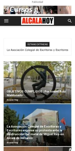 Anteprima del sito Alcalá Hoy, media di Spagna per articoli sponsorizzati