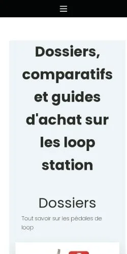 Forhåndsvisning av nettstedet Pedale Loop, medium fra Frankrike for sponsede artikler