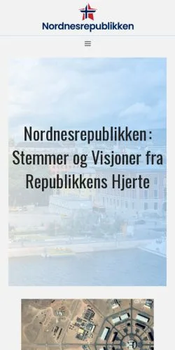 Podgląd witryny Nordnesrepublikken, medium z kraju Norwegia do artykułów sponsorowanych