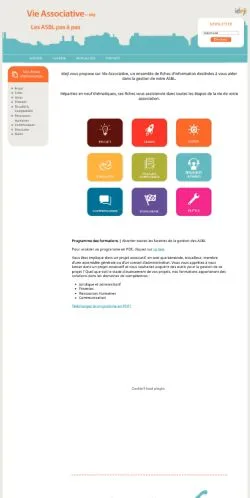 Anteprima del sito Vie Associative, media di Belgio per articoli sponsorizzati