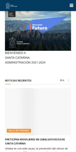 Anteprima del sito Santa Catarina Administración, media di Messico per articoli sponsorizzati