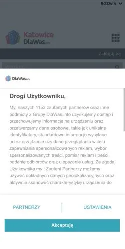 Podgląd witryny Katowice.dlawas.info, medium z kraju Polska do artykułów sponsorowanych
