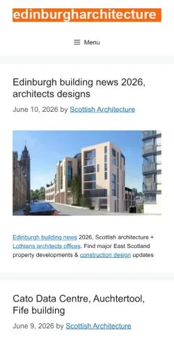 Podgląd witryny Lothians Edinburgh Architecture, medium z kraju Wielka Brytania do artykułów sponsorowanych