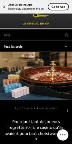 Anteprima del sito Lechevalenor, media di Francia per articoli sponsorizzati