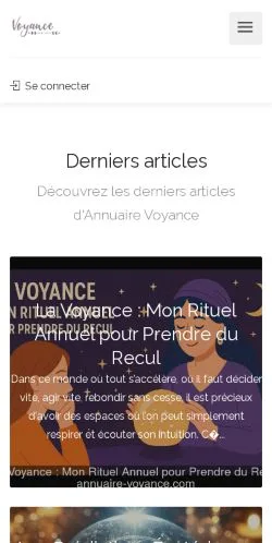 Anteprima del sito Annuaire Voyance, media di Stati Uniti per articoli sponsorizzati