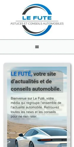 Aperçu du site Le Futé, média de France pour articles sponsorisés