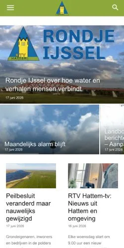 Podgląd witryny RTV Hattem, medium z kraju Holandia do artykułów sponsorowanych