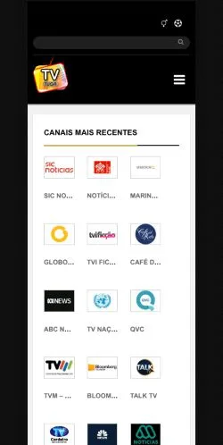 Vorschau der Website TVTUGA, Medium aus Portugal für gesponserte Artikel
