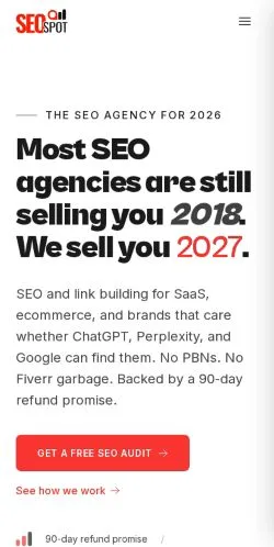 スポンサード記事向けのアメリカ合衆国メディア、SEOSpotのサイトプレビュー