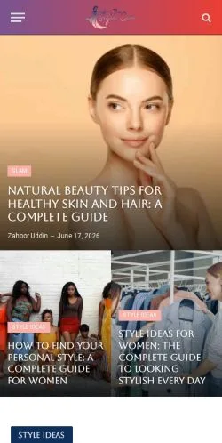 Sponsorlu makaleler için Amerika Birleşik Devletleri medyası The Style Gem sitesinin önizlemesi