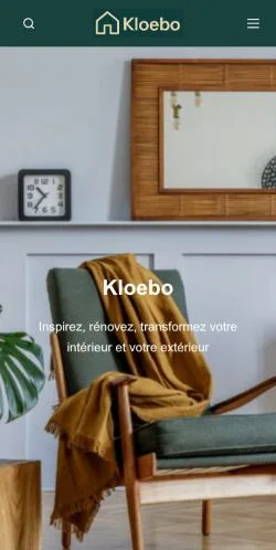 Podgląd witryny Kloebo, medium z kraju Francja do artykułów sponsorowanych