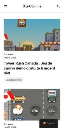 Forhåndsvisning af Site Comme, medie fra Canada til sponsorerede artikler