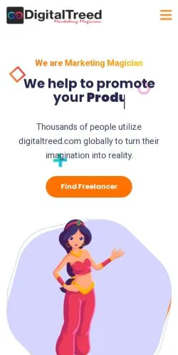 Forhåndsvisning af DigitalTreed, medie fra USA til sponsorerede artikler