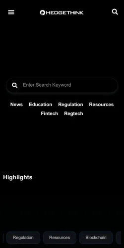 Aperçu du site Hedge Think, média de États-Unis pour articles sponsorisés