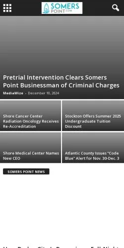 Forhåndsvisning af Somers Point News, medie fra USA til sponsorerede artikler