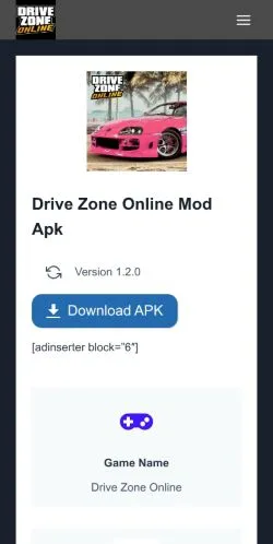 Sponsorlu makaleler için Amerika Birleşik Devletleri medyası Drive Zone Online sitesinin önizlemesi