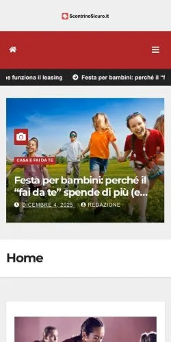 Anteprima del sito Scontrino Sicuro, media di Italia per articoli sponsorizzati