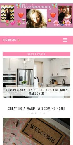 Aperçu du site Bizzimummy, média de États-Unis pour articles sponsorisés