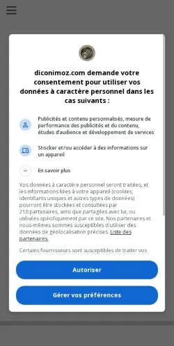 Forhåndsvisning af Diconimoz, medie fra Frankrig til sponsorerede artikler