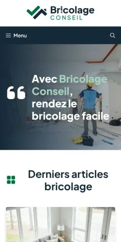Anteprima del sito Bricolage Conseil, media di Francia per articoli sponsorizzati