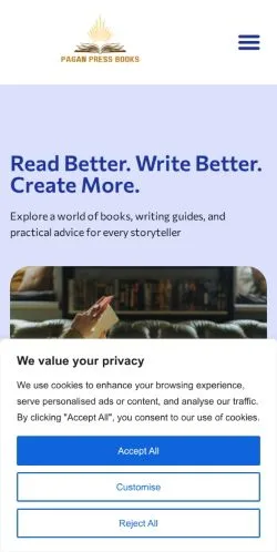 Anteprima del sito Paganpressbooks, media di Stati Uniti per articoli sponsorizzati