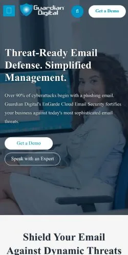 Pré-visualização do site Guardian Digital, meio de Reino Unido para artigos patrocinados