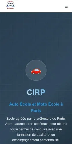 스폰서 기사용 프랑스 매체 Cirp 사이트 미리보기