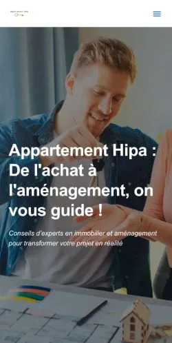 Anteprima del sito Appartement Hipa, media di Francia per articoli sponsorizzati
