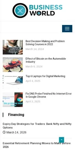 Anteprima del sito Inbusinessworld, media di Stati Uniti per articoli sponsorizzati
