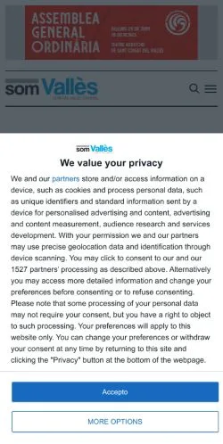 Anteprima del sito Somvalles, media di Stati Uniti per articoli sponsorizzati