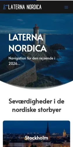 Anteprima del sito Laterna Nordica, media di Danimarca per articoli sponsorizzati