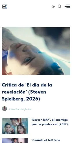 Anteprima del sito MagaZinema, media di Spagna per articoli sponsorizzati
